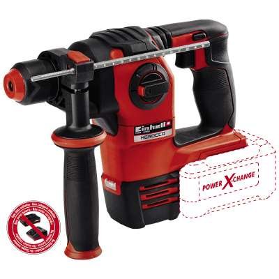 Taladro Percutor Inalámbrico Einhell Professional Herocco, 18 Voltios (Rojo/Negro, Sin Batería Ni Cargador) 4513900