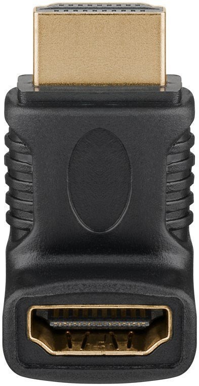 Adaptador Hdmi Hembra A Hdmi Macho Codo 90° Vertical, 8k/60hz Goobay