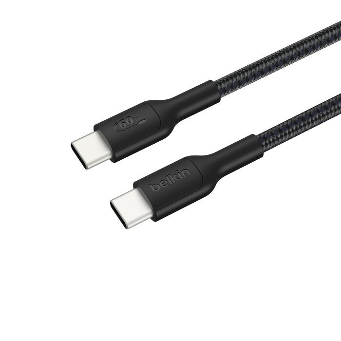 Cable Belkin Usb 24 Pin Usb-C (M) A 24 Pin Usb-C (M) Usb 2.0 2 M Entrega De Energía Usb-C (60w) Cable Trenzado Carga Rápida
