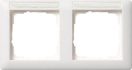 Gira 109227 Marco 2f Bsf Blanco Puro Mate Standard 55 Waagerecht