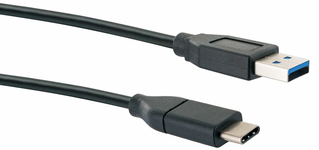 Cable Usb 3.1 Schwaiger, Enchufe: Usb 3.1 1 M, Negro