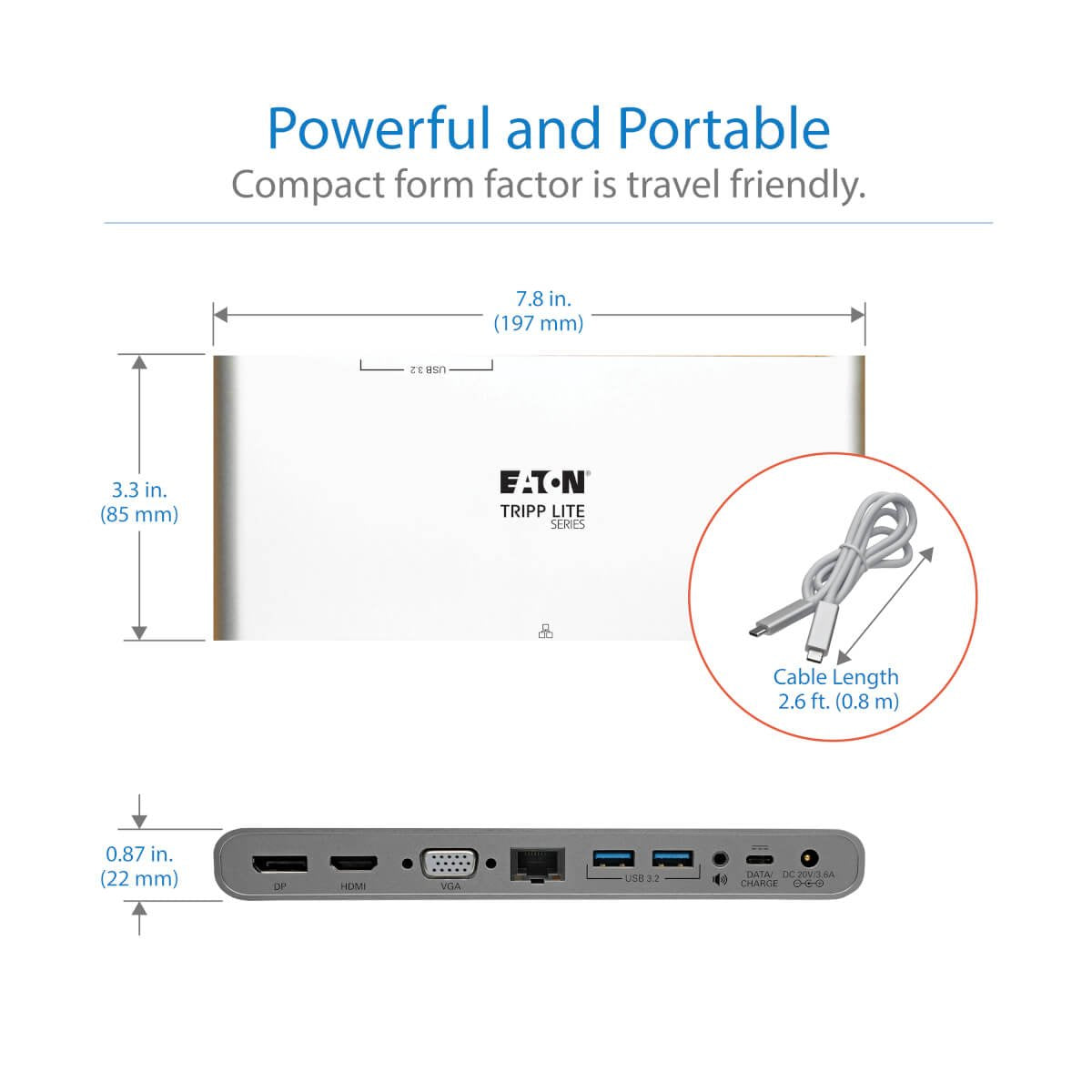 EAN 0037332273062 - Tripp Lite U442-DOCK4-INT base para portátil y replicador de puertos Alámbrico USB 3.2 Gen 2 (3.1 Gen 2) imagen 2