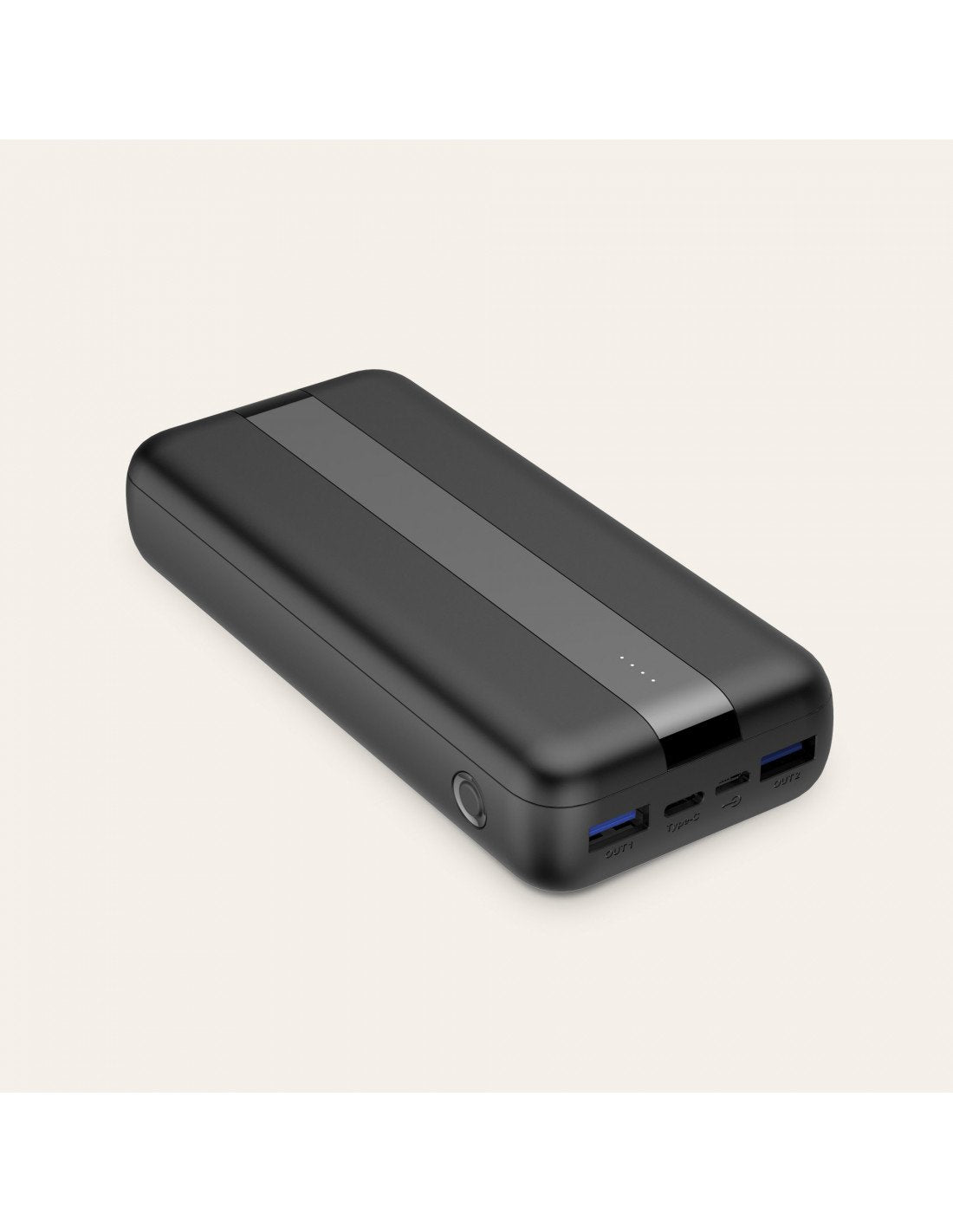 Contact Bateria Externa/Power Bank 20000mah 10w - Ultra Ligera - Carga Rapida Y Simultanea - 2x Usb-A, 1x Usb-C