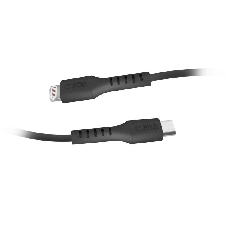 Sbs Tecableligtc1k Cable De Conector Lightning 1 M Negro