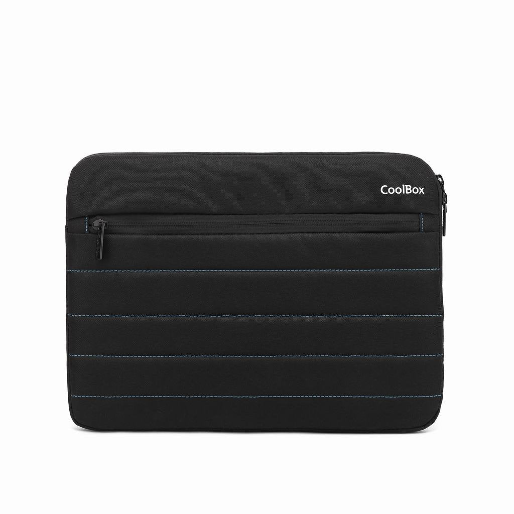 Coolbox Funda Impermeable Para Mini Ordenador Portátil 11.6" O Tablet (32,5 X 24 Cm). Negro Y Azul
