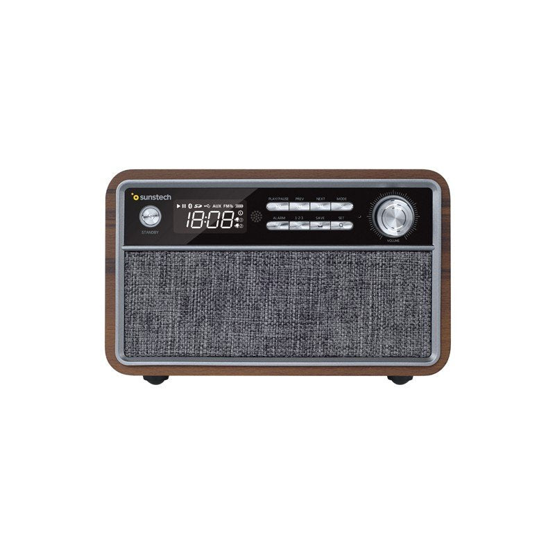 EAN 8429015019142 - Sunstech RPBT500 Portátil Digital Negro, Madera imagen 4