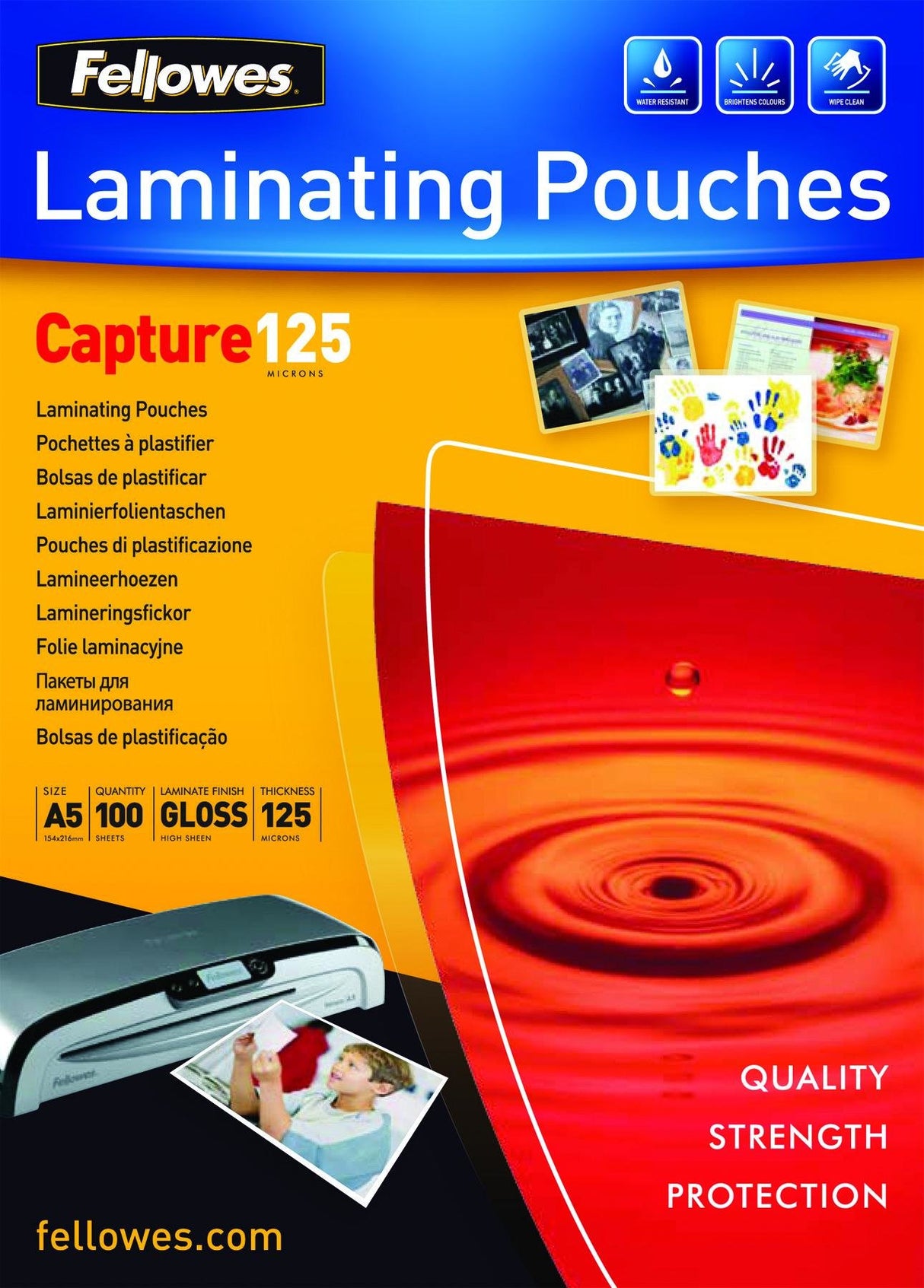 EAN 0077511530739 - Fellowes 5307302 plastificador 100 pieza(s) imagen 1