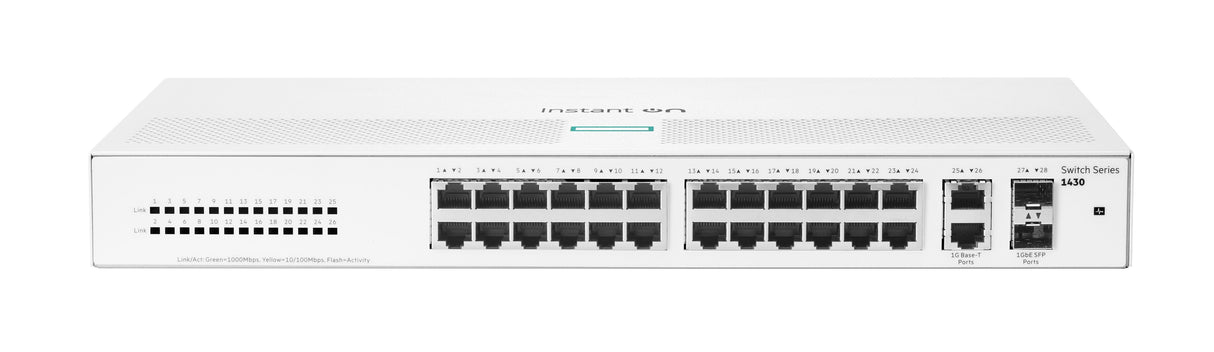 EAN 0190017537979 - HPE Aruba Networking Networking Instant On Switch 26p Gigabit 2p SFP 1430 imagen 1