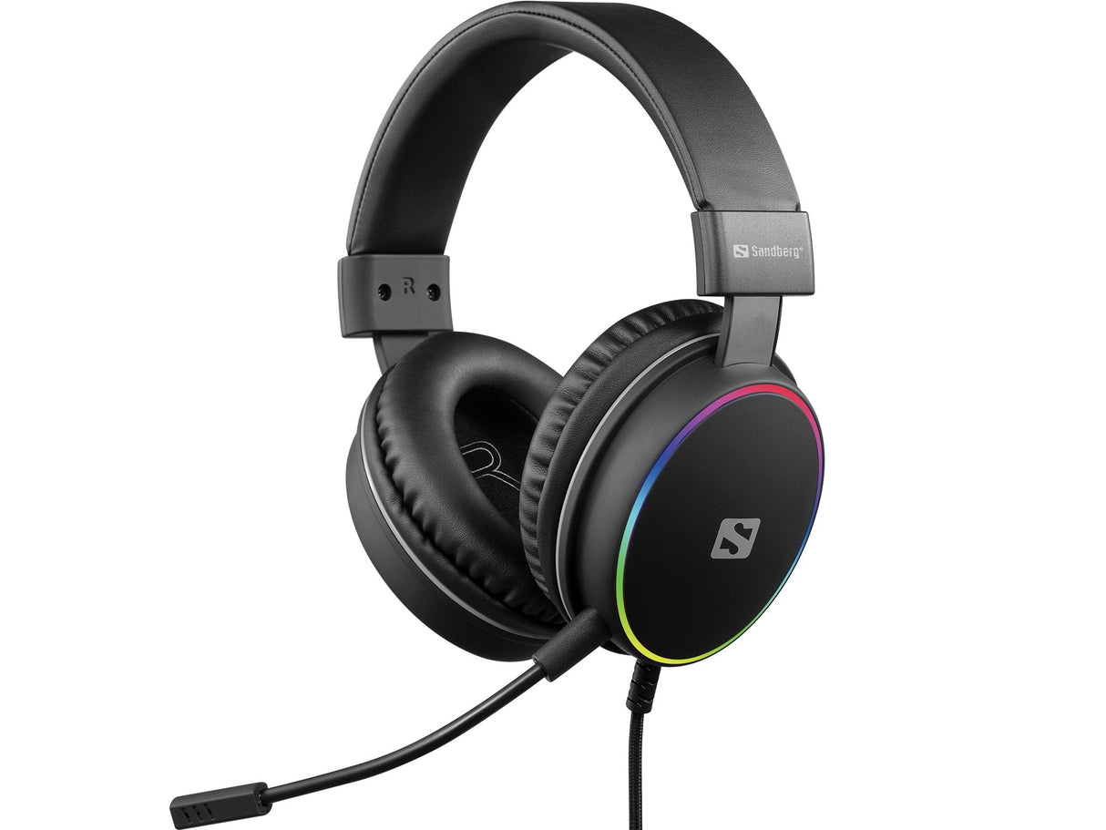 EAN 5705730126482 - Sandberg 126-48 auricular y casco Auriculares Alámbrico Diadema Juego USB Tipo C Negro imagen 1
