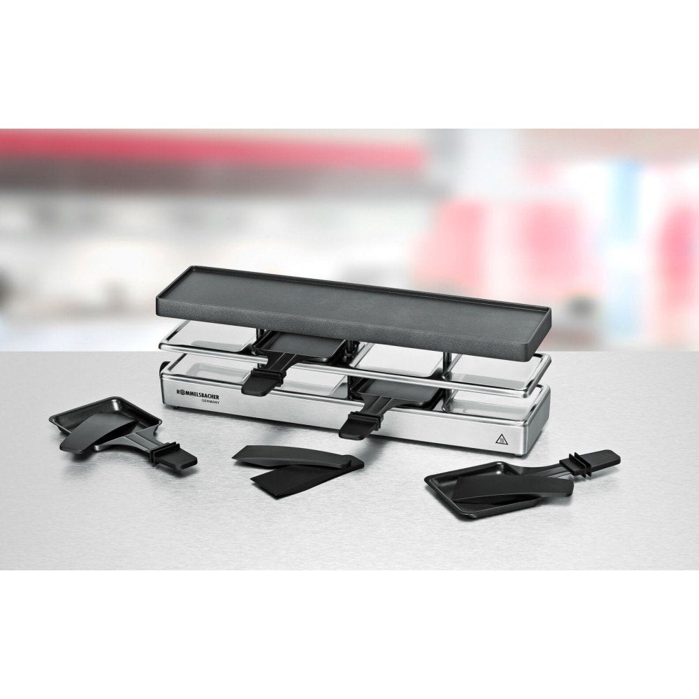 EAN 4001797239402 - Rommelsbacher RC 800 parrilla de interior 4 personas(s) 795 W Negro, Plata imagen 3