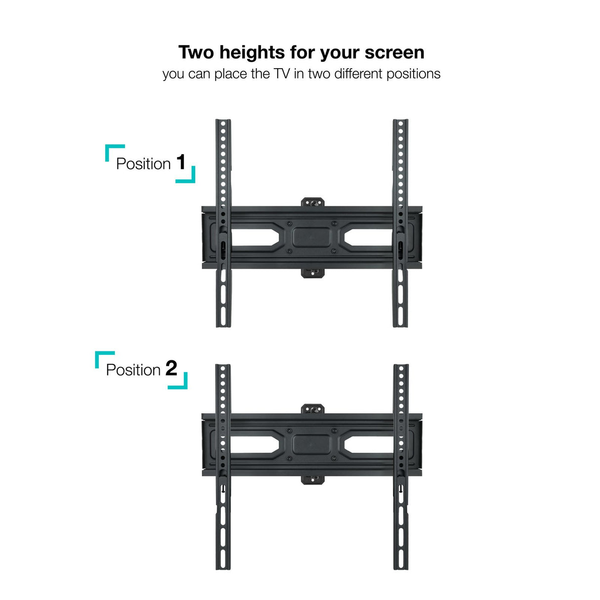 EAN 8433281013124 - TooQ LP7843TN-B soporte para TV 139,7 cm (55") Negro imagen 5