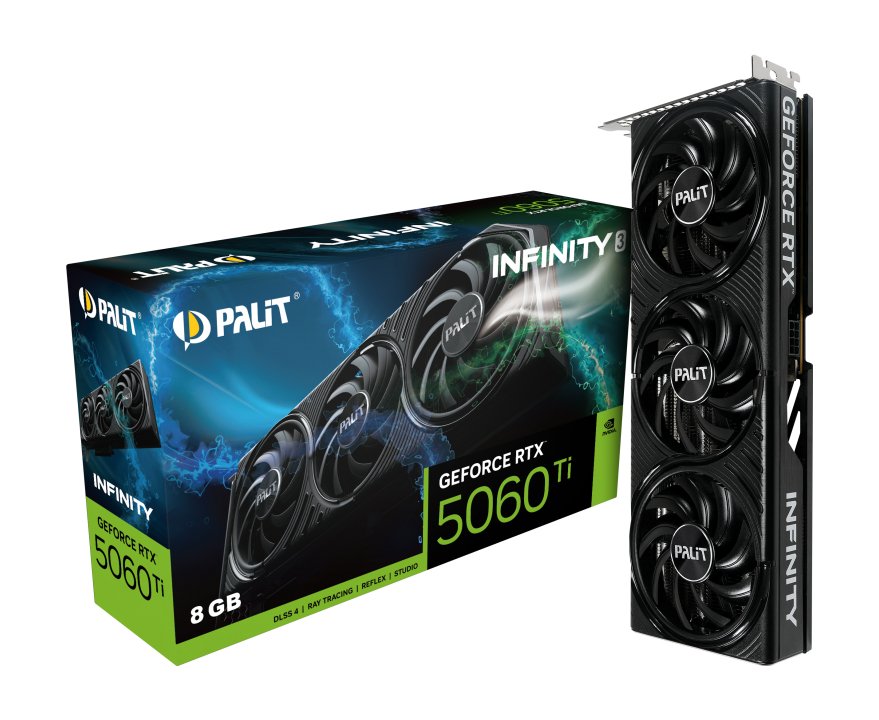 Palit Rtx5060ti Infinity 3 8gb Gddr7 Ne7506t019p1-Gb2062s Retail
