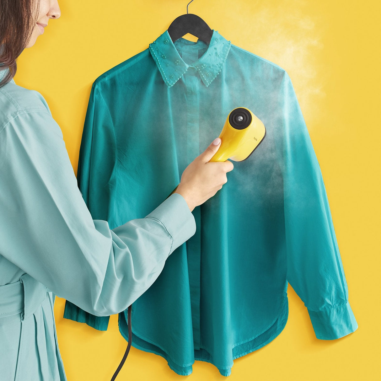 Cepillo De Vapor Tefal Dt 2026 Pure Pop Amarillo