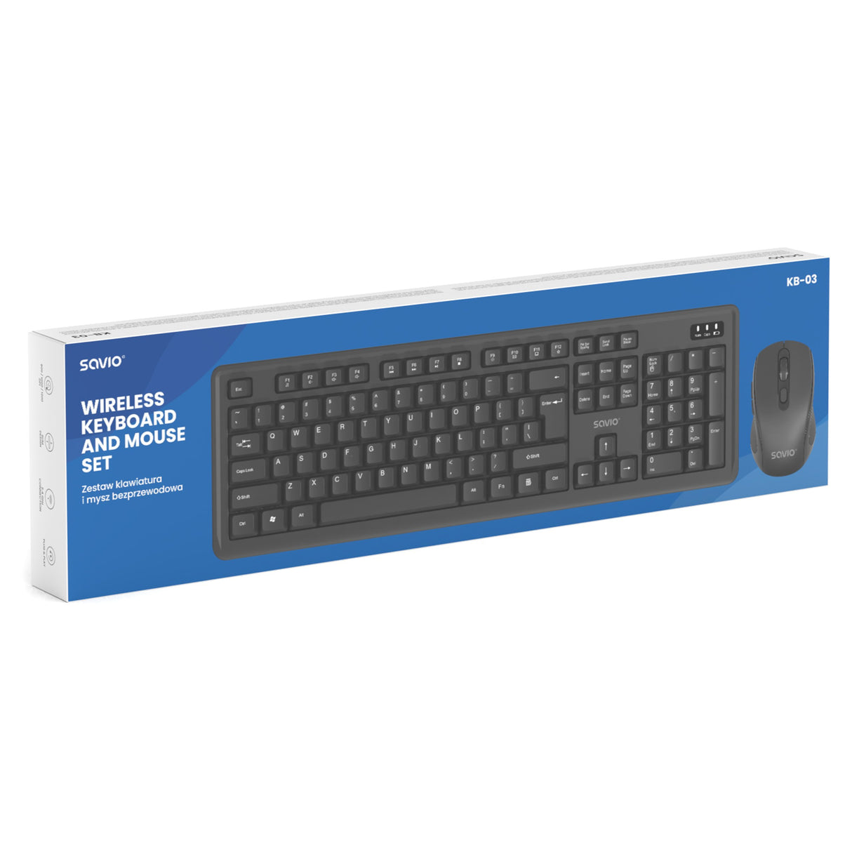 EAN 5901986049913 - Savio KB-03 teclado Ratón incluido Hogar / Oficina USB QWERTY Inglés de EE. UU. Negro imagen 7