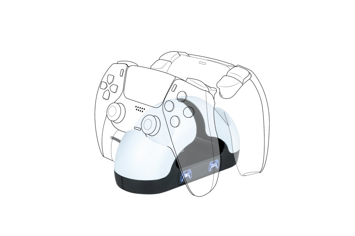EAN 3665962021141 - Bigben Interactive PS5DUALCHARGERV3 accesorio de controlador de juego Soporte de recarga imagen 2