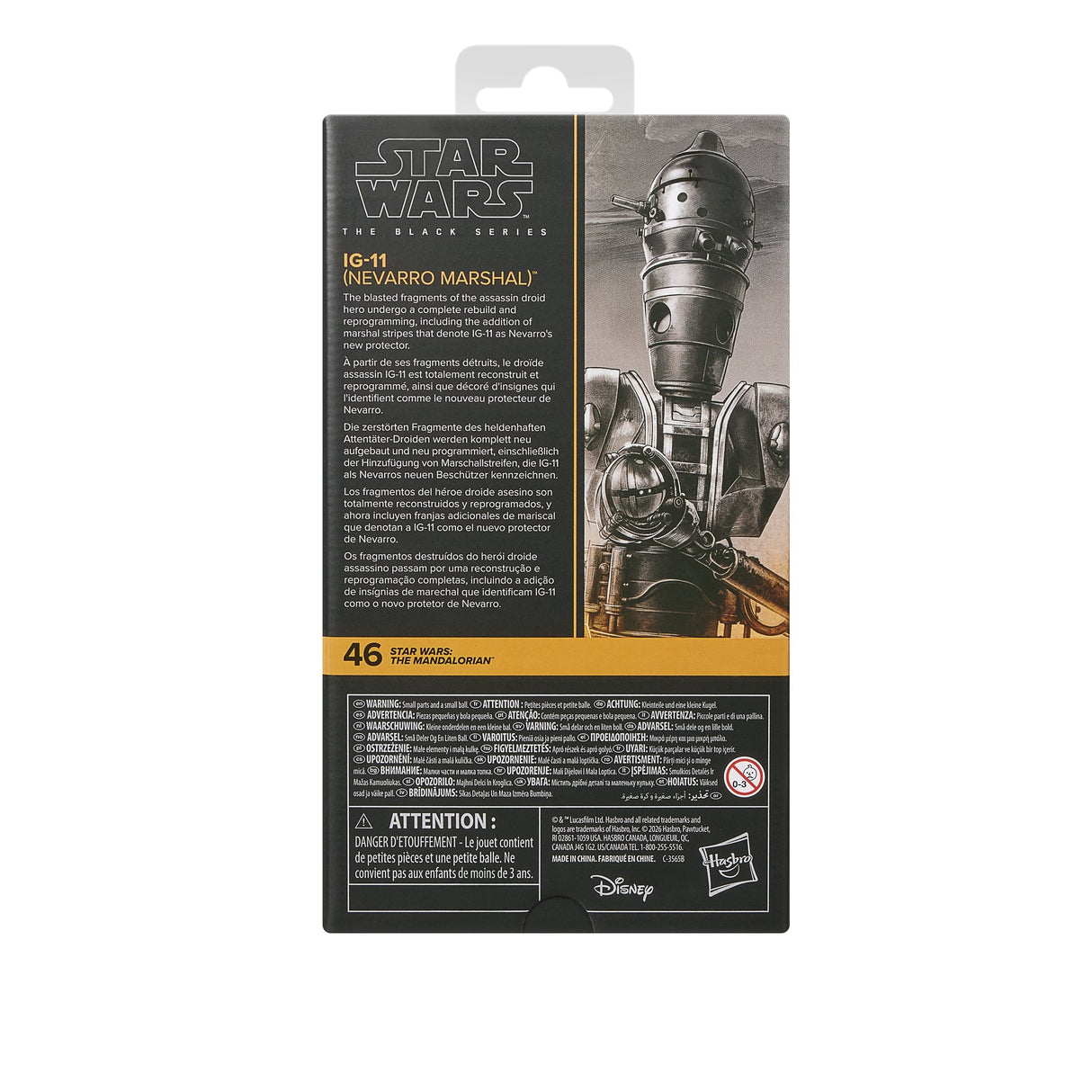 Figura Ig-11 Nevarro Marshal Star Wars The Mandalorian & Grogu 15cm