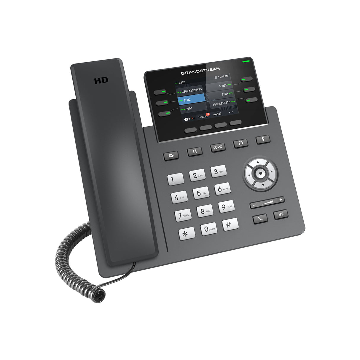 EAN 6947273702832 - Grandstream Networks GRP2613 teléfono IP Negro 4 líneas TFT imagen 3
