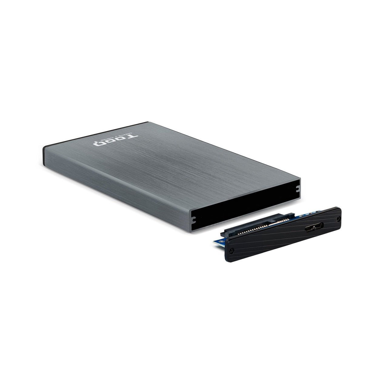 Tooq Carcasa Externa Hdd/Sdd 2.5" Hasta 9,5mm Sata Usb 3.0 - Gris