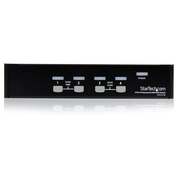 EAN 0065030787192 - StarTech.com SV431USB interruptor KVM Montaje en rack Negro imagen 2
