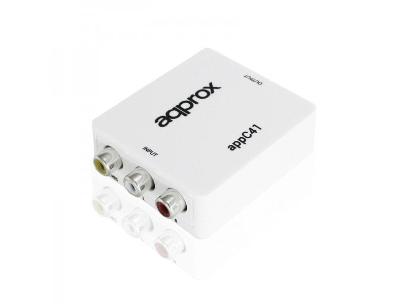 EAN 8435099525400 - Approx APPC41 adaptador de cable de vídeo RCA HDMI tipo A (Estándar) Blanco imagen 1