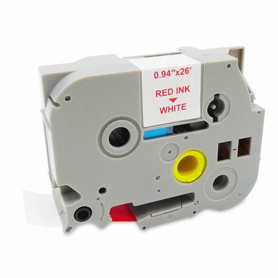 Cinta Mediarange Aprox. Brother Tz-252 Tze-252 24mm 8m Rojo