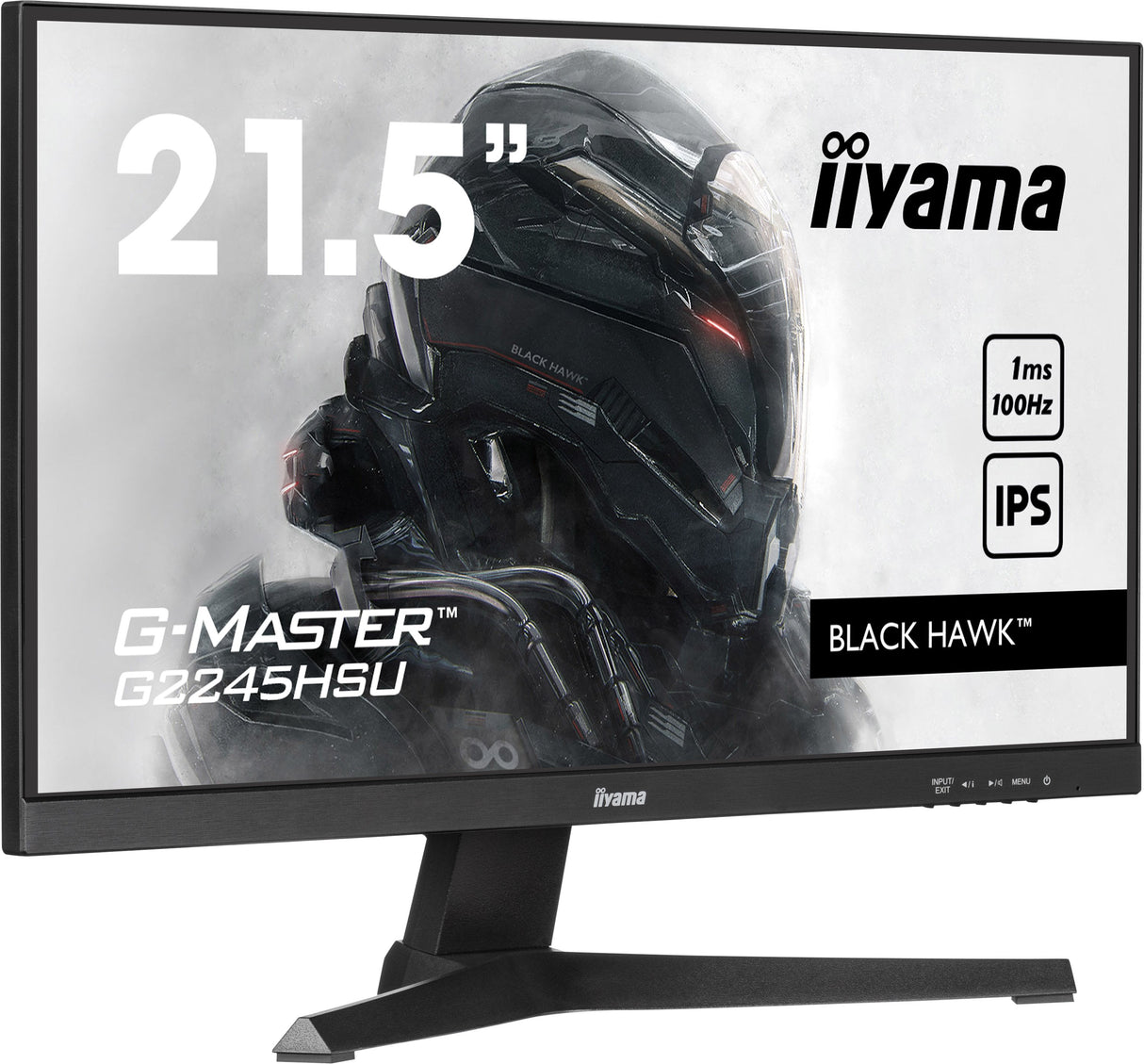 Iiyama 54.5cm 21.5" G2245hsu-B2 16:9 Hdmi+Dp+2xusb Ips