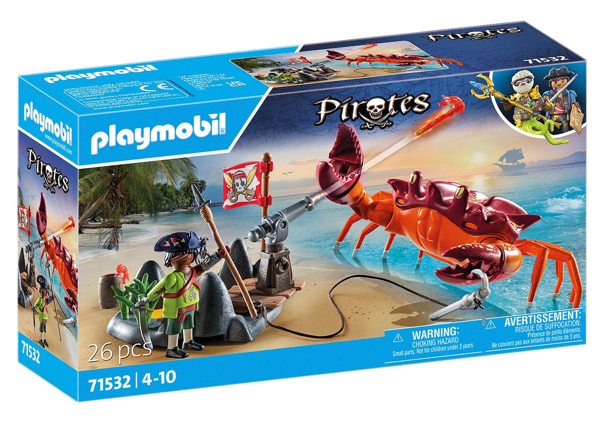 Playmobil 71532 Piratas Luchando Contra El Cangrejo Gigante