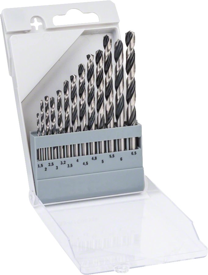Bosch Juego De Brocas Helicoidales Hss Pointteq, 135 °, 13 Piezas 2608577349