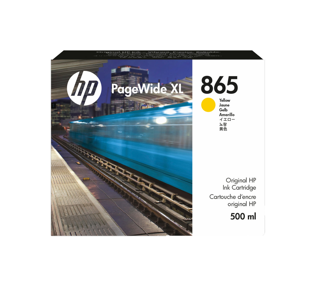 Hp 865 500ml Yellow Pagewide Xl Ink Crtg