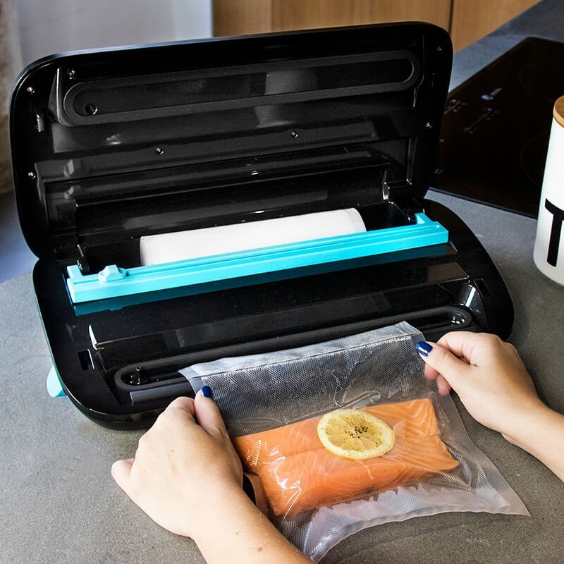 EAN 8435484040709 - Cecotec 04070 sellador al vacío 0,9 mbar Negro, Gris imagen 9