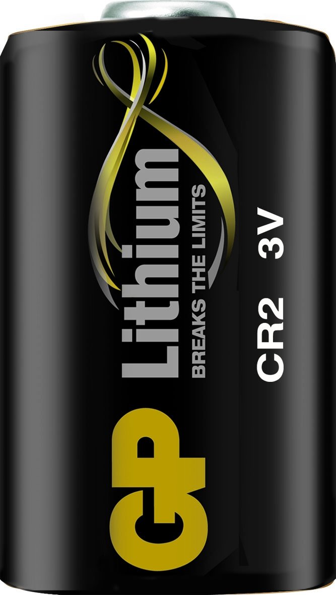 Gp Batteries 3703 Pila Doméstica Batería Recargable Litio (Lithium Battery Cr2 - Lithium 3703, Rechargeable - Battery, 3 V, 1-Pack, Black, -40 - 60 °C - Warranty: 12m)