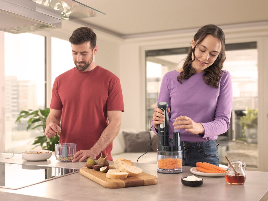 Braun Multiquick 5 Pro Mq55755m, Stabmixer Con 25 Geschwindigkeitsstufen