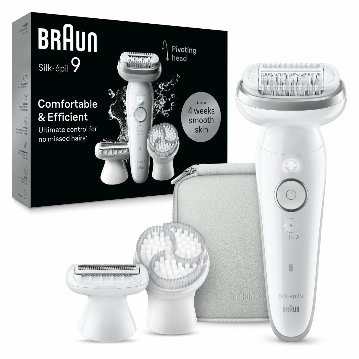 EAN 7500435225205 - Braun Silk-épil 9 9-061 40 pinzas Plata, Blanco imagen 1