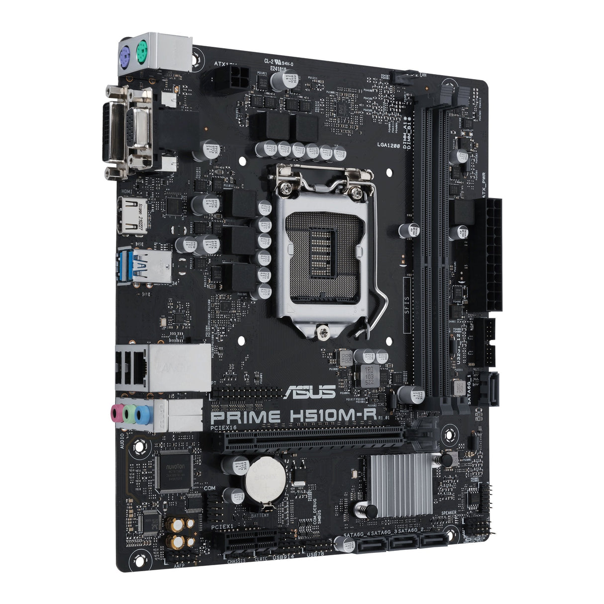 Placa Base Asus Lga1200 Prime H510m-R No M2, Matx 2xddr4 2933 4xsata3 Usb3.2