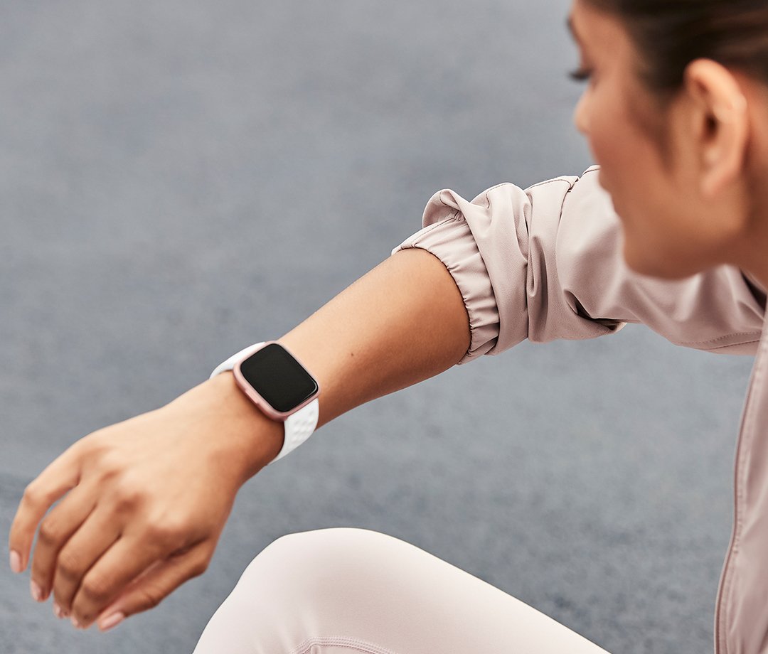 Correa Fitbit Fb171sbwts, Fitbit, Blanco, Aluminio, Elastómero, S, Versa 2, 180 - 220 Mm