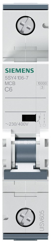 Siemens Automat C 6a 5sy41067 230 400v 10ka 1p
