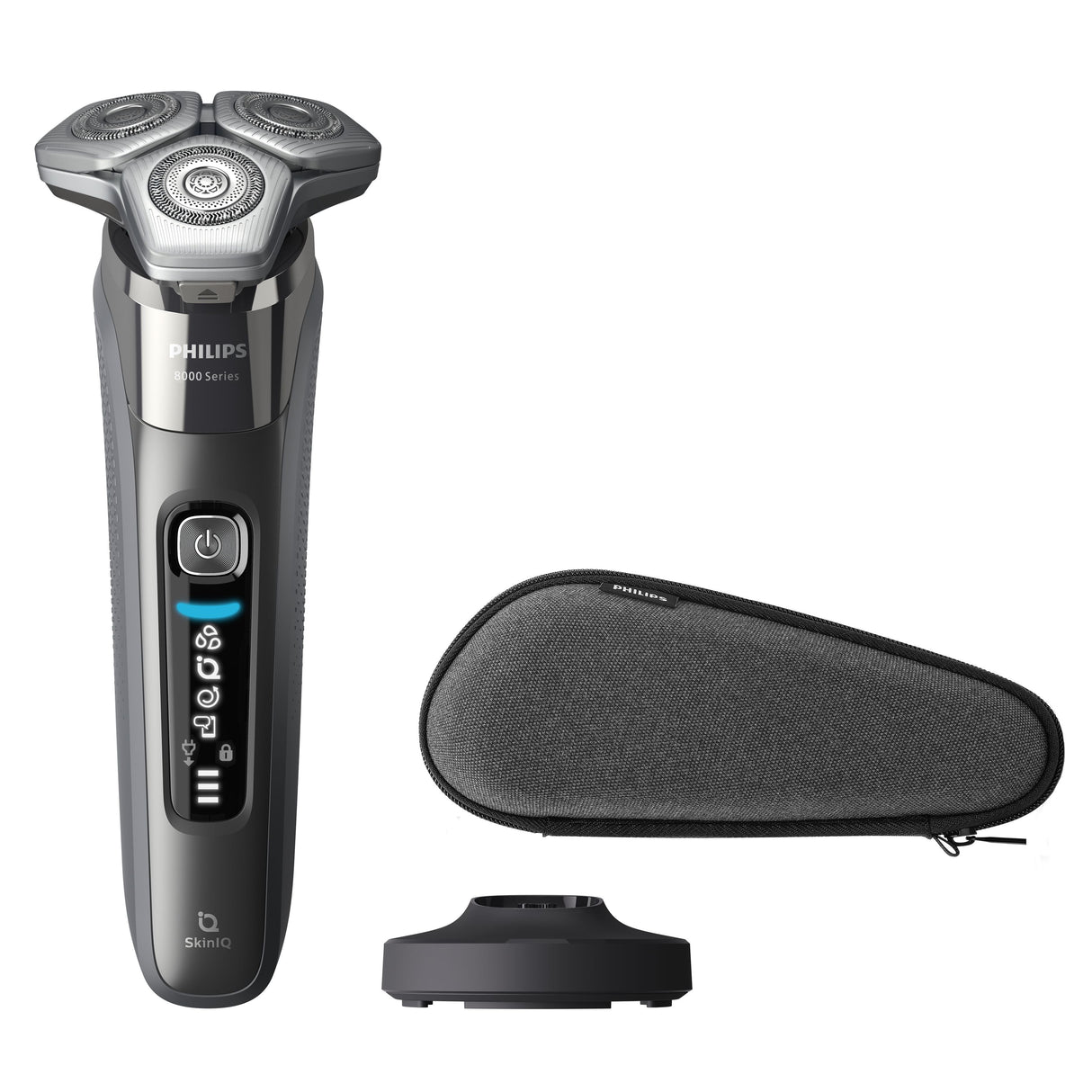 EAN 8720689007757 - Philips SHAVER Series 8000 S8697/35 afeitadora Máquina de afeitar de rotación Recortadora Cromo imagen 2