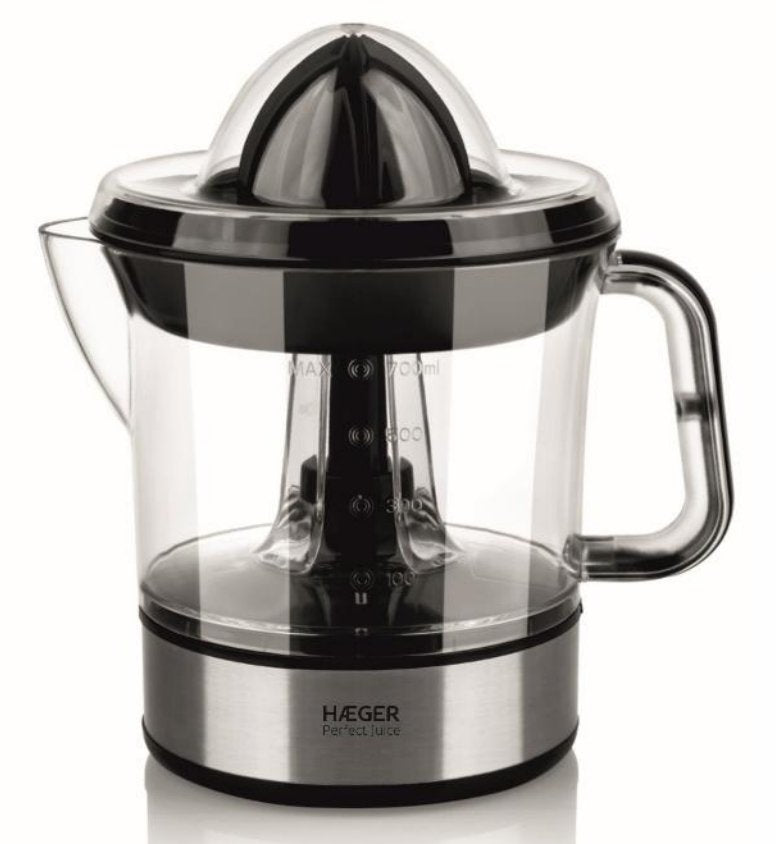Haeger Perfect Juice Exprimidor De C Tricos Negro 0 7l