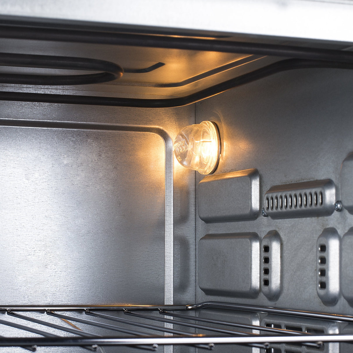 Mini Horno Con 2 Placas Eléctricas En La Parte Superior Tristar Ov-1443--38 L-3100 W-Función De Calor Del Ventilador-Negro