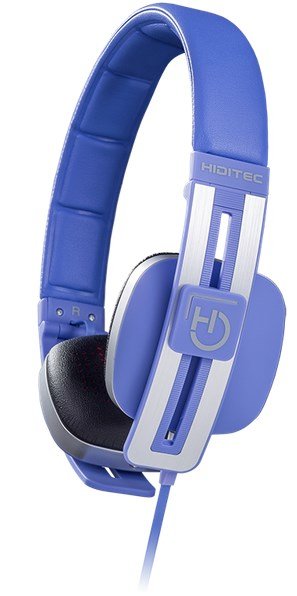 Auriculares Hiditec Wave Whp010003 Con Micrófono Jack 3.5 Azules