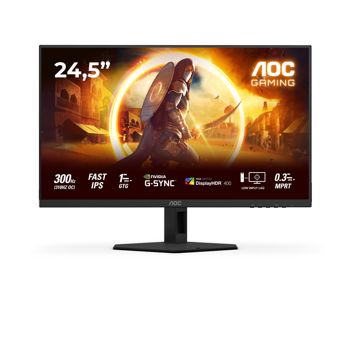 Aoc 25g4sre 24.5" 1920x1080 Fast Ips 300hz Aoc Gaming 2xhdmi 1xdp