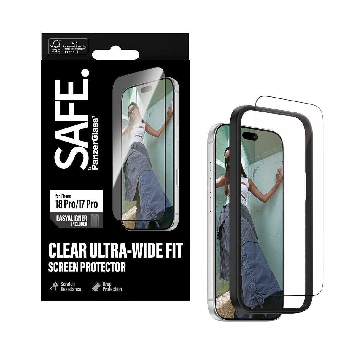 Panzerglass Safe. Screen Protector Iphone 18 Pro/ 17 Pro
