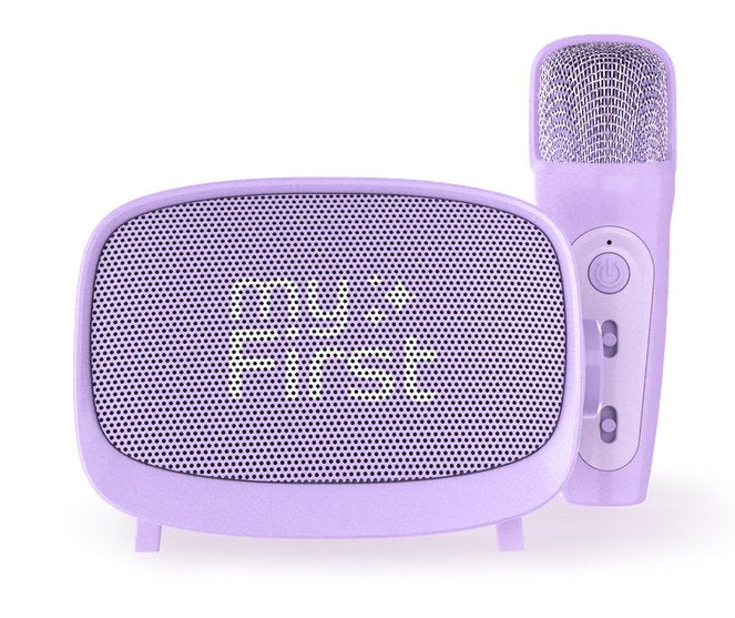 Altavoz Bluetooth Myfirst Voice 2 Microfono Individual - Mp3 - Efectos Vocales - Rosa