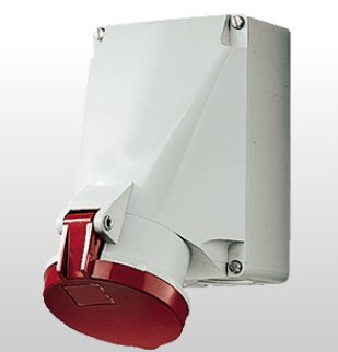 Mennekes 63a5p 6h400v Wanddose 1145a ** Ip44