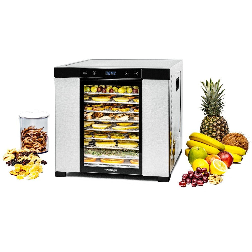 EAN 4001797465009 - Rommelsbacher DA 1000 deshidratador de alimentos Negro, Acero inoxidable 1000 W imagen 5