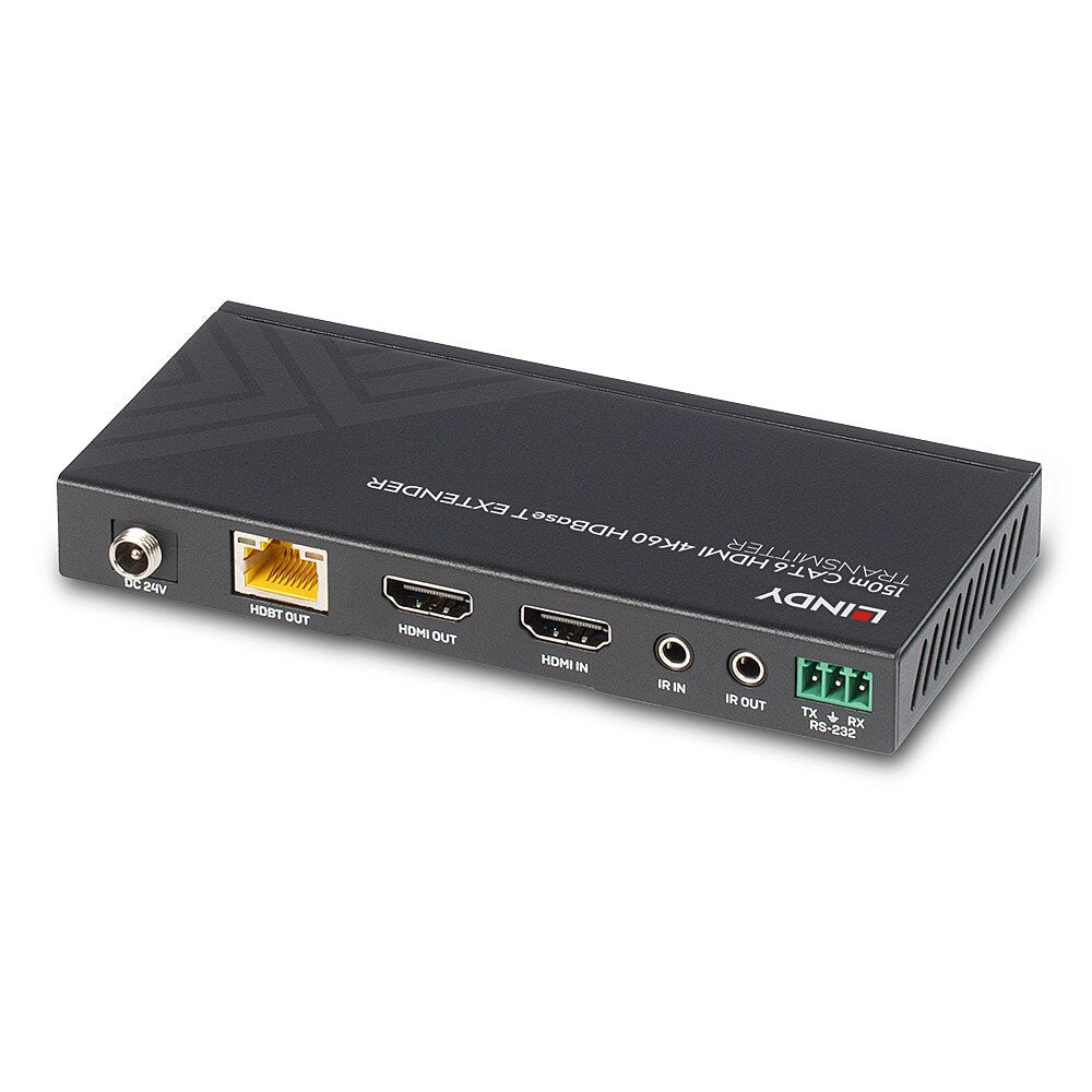 Lindy 150m Cat.6 Hdmi 4k60 Hdbaset Extender, Ir & Rs-232