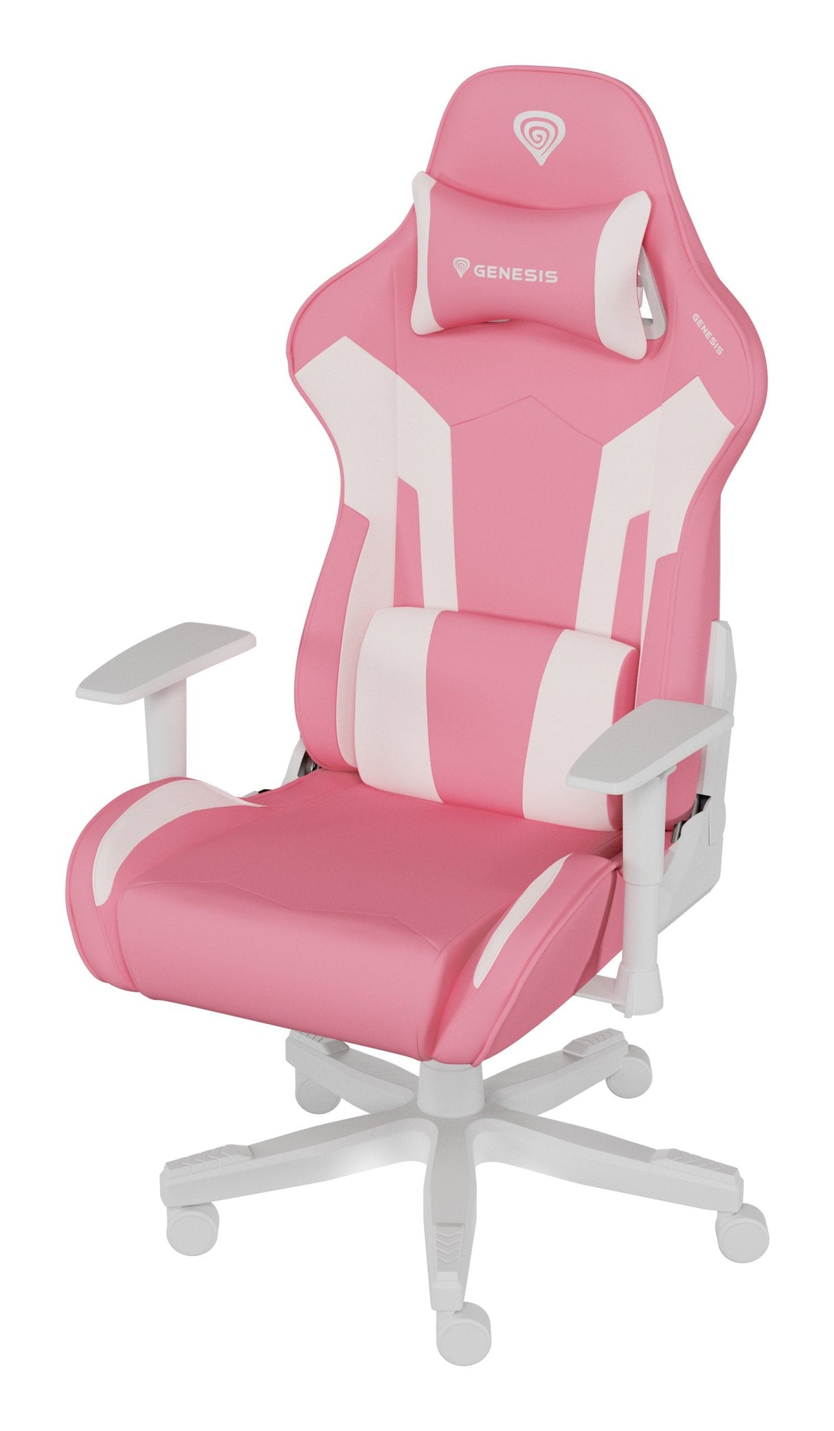 Silla Gaming Genesis Nitro 710 Rosa Blanco
