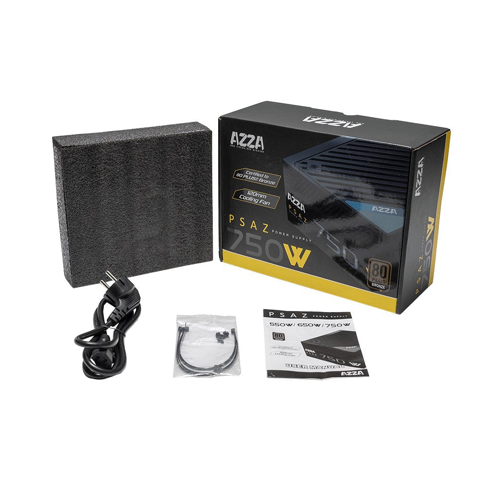 Fuente De Alimentacion Azza Psaz-750w 80+ Bronze