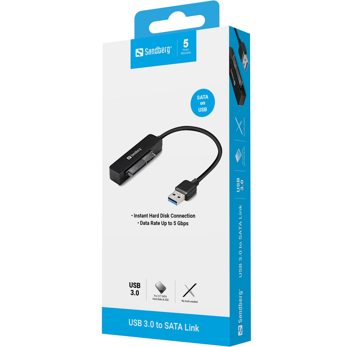 EAN 5705730133879 - Sandberg 133-87 base para portátil y replicador de puertos Negro imagen 3