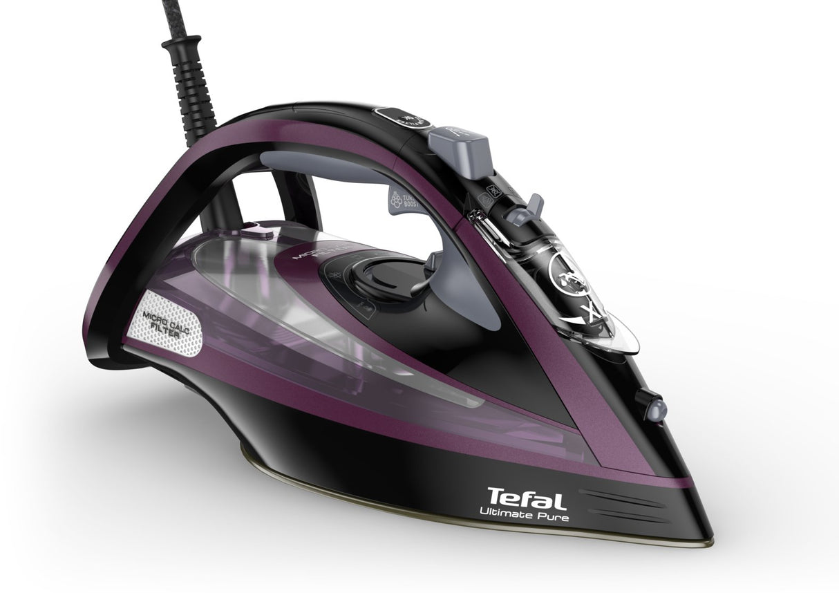 EAN 3121040070888 - Tefal Ultimate Pure FV9835 plancha Plancha vapor-seco Suela Durilium Autoclean 3000 W Púrpura imagen 1